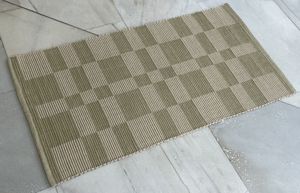 Alfombra tejida a mano con textura de nervaduras, diseño geométrico, precio directo de fábrica, para interiores de lujo. - Product Image 4