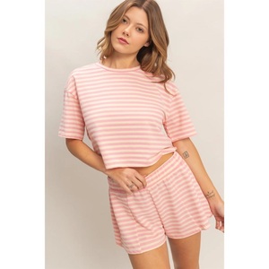 Top Corto de Algodón para Mujer, Diseño Personalizado, Estilo Casual Vintage, Transpirable, con Bordado, Verano 2026, Venta al Por Mayor, Moda Premium - Product Image 4