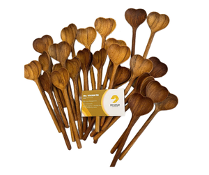 Handmade Heart Shape Wooden <b>Spoon</b> Red Wood Wooden <b>Spoon</b> Eco Friendly Wooden <b>Spoon</b> Vietnam Craft Supplier Love Heart <b>Spoon</b> - Product Image 1