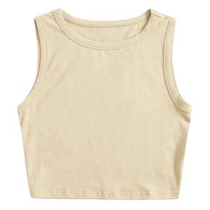 Direct Manufacturer Womens <b>Long</b> Tank <b>Top</b> Soft Breathable Cotton Everyday Casual Wear OEM - Product Image 2