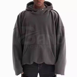 Sudaderas con Capucha de Moda con Lavado Ácido, 100% Algodón, Forro Polar, Cálidas para Invierno, Corte Regular, Diseño Sólido, Logotipo Personalizado - Product Image 6