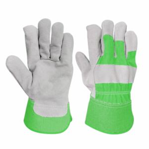 Guantes de Seguridad Industriales de Alta Resistencia, Diseño Nuevo, Cuero Vacuno, Forro de Algodón, Protección para Manos y Cuerpo, Puño Reforzado con Goma, Certificación CE - Product Image 5