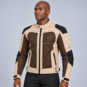 Chaqueta de malla para motociclistas con construcción ligera, material textil transpirable y ajuste ergonómico para viajes y uso diario. - Product Image 6