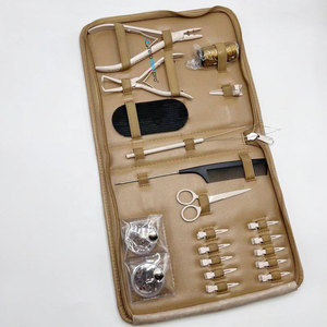 Professional High Quality Hair <b>Extension</b> Tool Kit Durable Stainless Steel Nude Micro <b>Beads</b> Thread Scissor Hair Gripper Pliers - Product Image 6