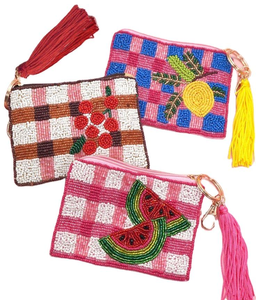 Handmade Embroidery Beaded Coin Bag Customized Beaded Coin Clutch for Parties & Gifting <b>Mini</b> Purse With Zipper Fashionable <b>Pouch</b> - Product Image 1