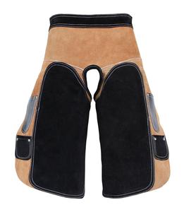 Tablier de fermeur 100% coton respirant avec doublure en maille et cuir suédé, fabriqué au Pakistan - Product Image 3