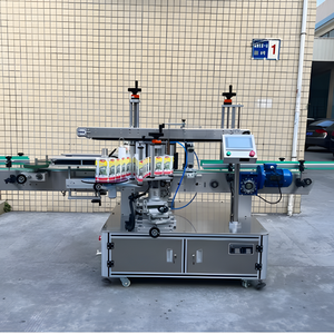 Machine d'étiquetage automatique de bouteilles plates carrées TB300, portable, double taille, pour autocollants de tubes, haute productivité, étiquetage de bouteilles plates - Product Image 1