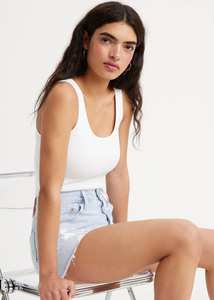 Custom Women Ribbed Tank <b>Top</b> Sleeveless Cotton Stretch Casual Slim Fit Basic Summer Vest OEM Private Label - Product Image 2