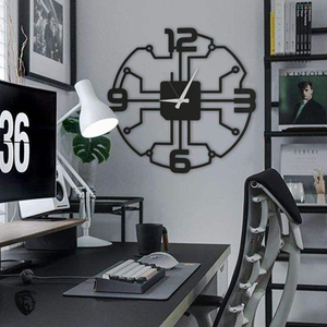 <b>Decorative</b> Metal <b>Wall</b> <b>Clock</b> For Living Room Spaces Adding Artistic Beauty And Eye Catching Style To <b>Wall</b> <b>Decor</b> - Product Image 4