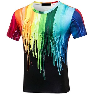 Fully Customized Design Custom Made Short Sleeve Front Knitted 100% Cotton Eco-Friendly Breathable Regular Fit Men Tee Shirt - Product Image 1