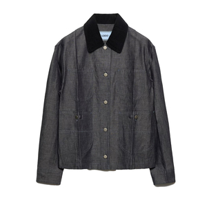 Premium Women Chambray Denim <b>Jacket</b> Oversized Casual Custom Utility Streetwear OEM Fashion <b>Lightweight</b> Outerwear Top Private Lab - Product Image 1