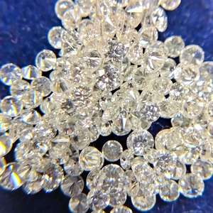 Diamantes naturales sueltos de lujo, con claridad VVS EF, de 2.10 mm a 2.60 mm, talla redonda brillante, precio al por mayor. - Product Image 1