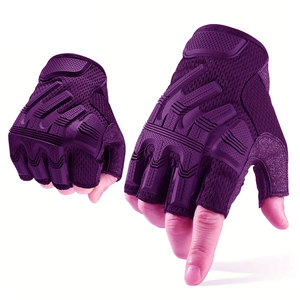 Fingerless Motorcycle <b>Gloves</b> <b>Touchscreen</b> Half Finger Riding <b>Gloves</b> Non Slip Padded OEM Custom Wholesale Wholesale <b>Gloves</b> - Product Image 5