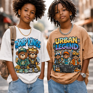 Créez votre propre t-shirt col rond épais, t-shirts oversize à épaules tombantes, respirants et à séchage rapide - Product Image 3