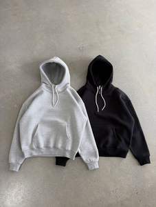 Sudadera con capucha gruesa personalizada de algodón y poliéster para hombre, sudadera con capucha de forro polar pesado para invierno, sudadera con capucha unisex con logotipo de espuma y estampado gráfico 3D en relieve. - Product Image 6