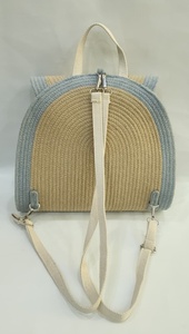 Bolso de mano de paja tejida con cierre magnético, bolso portátil para la playa, bolso de hombro para viaje, para mujer, bolsos de mano para mujer. - Product Image 4