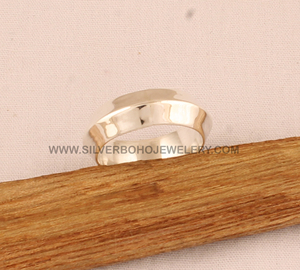 Wholesale 925 Sterling <b>Silver</b> Band <b>Ring</b> Plain Minimalist Wedding Band Stackable Finger <b>Ring</b> for Women and <b>Men</b> 2026 Jewelry Trend - Product Image 5
