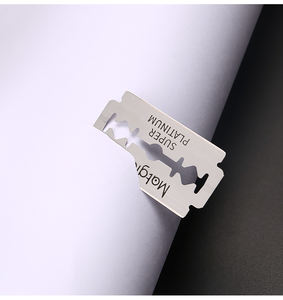 Lames de <span class=keywords><strong>rasoir</strong></span> à double tranchant, qualité suédoise, longue durée de vie, 100 pièces, échantillon gratuit, aiguisées, écologiques, sûres et économiques pour barbier - Product Image 2