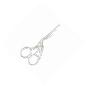 Vintage Shell Floral Embroidery Scissors 4.5 Inch Stainless Steel Sharp Pointed Crane Embroidery Scissors - Product Image 5