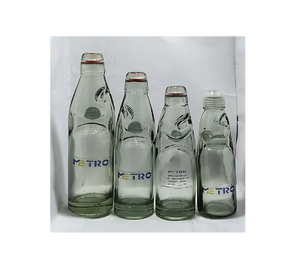 Botella de vidrio Goli Soda con cuello Codd y efecto mármol para bebidas carbonatadas, empaque reutilizable para refrescos, suministro a granel - Product Image 6