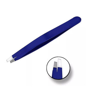 Pinzas de Acero Inoxidable para Cejas, Inclinadas, para Depilación de Precisión, Herramienta de Belleza - Product Image 1