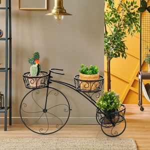 Carrello Portavasi Stile Parigino, Supporto per Piante, Ornamento da Giardino - Product Image 2