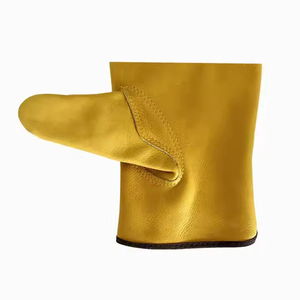 Premium Cowhide Leather Work <b>Gloves</b> Men Safety <b>Driver</b> <b>Gloves</b> Durable Construction Gardening Industrial Protective <b>Gloves</b> - Product Image 5