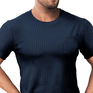 Nouveau T-shirt pour homme en coton de haute qualité à manches courtes pour homme, couleur unie, décontracté, hauts pour homme, t-shirts - Product Image 1