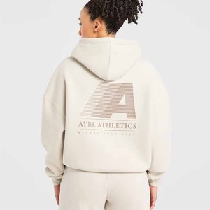 Conjunto de 2 Piezas para Mujer, Sudadera con Capucha de Felpa y Pantalones Deportivos Holgados, Color Sólido, Casual, para Todas las Temporadas, Manga Larga - Product Image 4