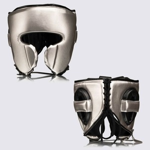 Protector de Cabeza Profesional Ligero y Ecológico, Hecho a Medida, de Primera Calidad, 100% Cuero Vacuno Genuino, con Cordones, para Boxeo - Product Image 2