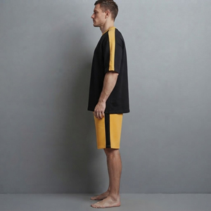 Ensemble d'été pour homme sur mesure, confectionné avec un tissu haut de gamme, construction légère, coupe confortable et finitions soignées, adapté - Product Image 2