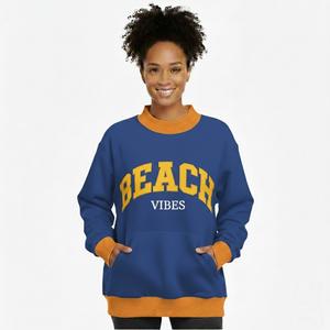 Suéter Cálido de Invierno para Mujer, Cuello Alto, Estampado, Forrado, Servicio OEM, Alta Calidad, Color Personalizado, Logotipo Frontal, ODM - Product Image 5