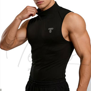 Camiseta sin Mangas Casual para Hombre, Transpirable, de Alta Calidad y Bajo Precio, para Verano, Poliéster/Algodón - Product Image 6