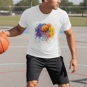 Camiseta de Baloncesto de Manga Corta, Tejido Deportivo que Absorbe la Humedad, Perfecta para un Estilo de Vida Activo y Uso en Equipo - Product Image 6