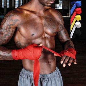 Bandages de boxe Muay Thai MMA, 1 paire, 2,5 m de largeur, bandages élastiques pour les mains, soutien du poignet pour la boxe - Product Image 5