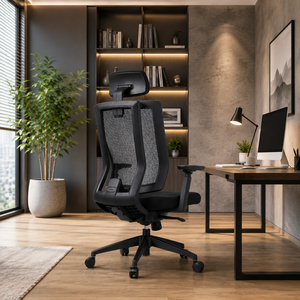 เก้าอี้สำนักงาน KINSHA รุ่น High Back Modern Mesh พร้อมดีไซน์ตามหลักสรีรศาสตร์ ฟังก์ชั่นหมุนได้ ปรับความสูงได้ เหมาะสำหรับใช้ในบ้าน สำนักงาน และเล่นเกม - Product Image 1