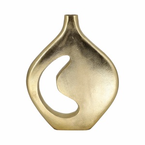 Minimalist Metal Tabletop Decorative Vase, Elegant <b>Flower</b> <b>Display</b> for Home, Hotel & Wedding Decoration - Product Image 4