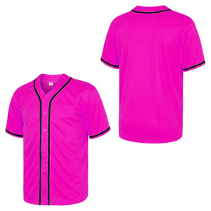 Maillots de baseball personnalisés en gros, faible MOQ, uniformes de softball boutonnés, maillots de sport sublimés respirants pour équipes, vêtements personnalisés - Product Image 1