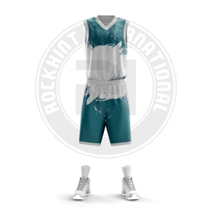 Conjunto de Uniforme de Baloncesto Hecho de Material de Poliéster, Duradero, Suave y Cómodo, Ideal para Clubes, Escuelas y Días de Partido - Product Image 1