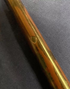 Bâton de marche nautique en laiton, magnifique canne en bois robuste, style steampunk, 12 pouces - Product Image 3