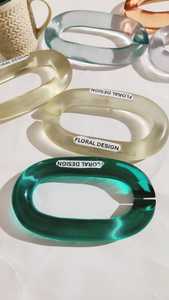 Cadena Decorativa de Resina Epoxi Hecha a Mano para Pared, Arte Moderno para Interiores del Hogar, Cadena Decorativa de Resina Epoxi de Lujo - Product Image 4