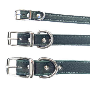 OEM Custom Luxury Personalized Logo Adjustable Leather Dog collar New Design Tactical Leather Dog pet collar all sizes - Product Image 1