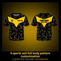 Jersey Deportivo Profesional Reversible, Ecológico, Transpirable, de Secado Rápido, 100% Poliéster, Unisex, para Deportes Electrónicos, Personalizable de Alta Calidad