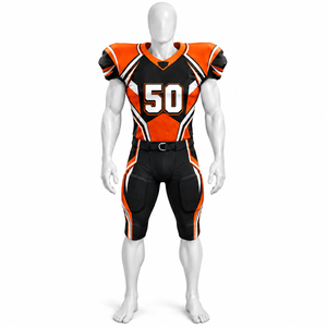 Uniforme de Fútbol Americano Personalizable de Calidad Premium OEM, Impresión Digital, Protección Antibacteriana/UV, Material Transpirable - Product Image 6