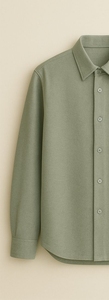 เสื้อเชิ้ตแขนสั้นผู้ชายแบบลำลอง ปกคอพับ เสื้อเชิ้ตฤดูร้อน - Product Image 4
