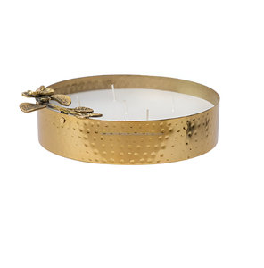 Fleur d'or martelée de luxe de vente chaude sur la bougie d'Urli de tige - Product Image 2