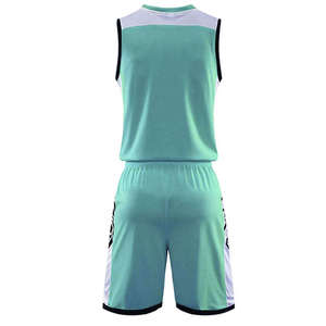 Vêtements d'entraînement respirants de bonne qualité, uniforme sportif réversible, uniforme de basket-ball pour hommes en vente - Product Image 3