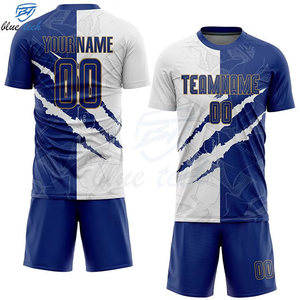 High Quality Custom Printed Soccer Uniform Set for Men's Teams with Quick Dry Breathable Jersey and Shorts Sportswear - Product Image 4
