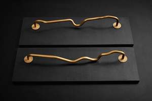 Cabinet <b>Pull</b> Brass Handles Drawer Brass Handles and Knobs Wardrobe Handles Furniture <b>Pull</b> <b>Bars</b> - Product Image 3
