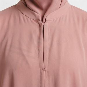 Abaya Jilbab de prière une pièce pour femme, robes longues, couleurs unies, motifs personnalisés, vêtements modestes, vente en gros - Product Image 4